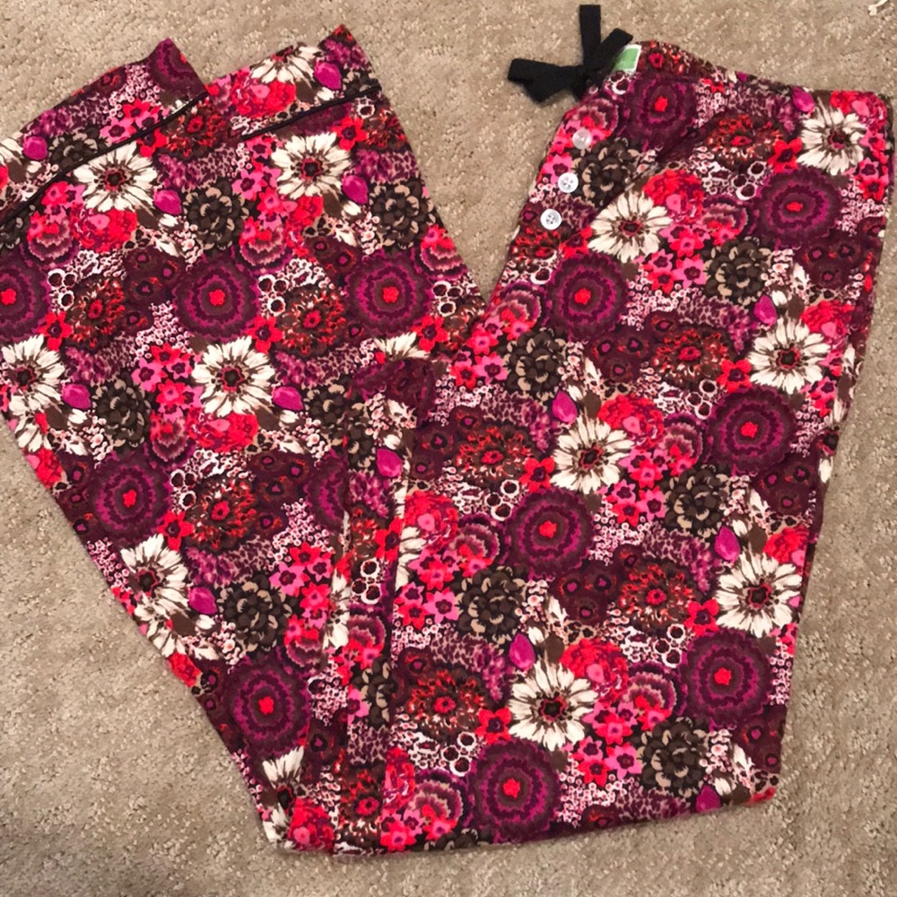 NWOT Vera Bradley Pajama Pants in Rosewood